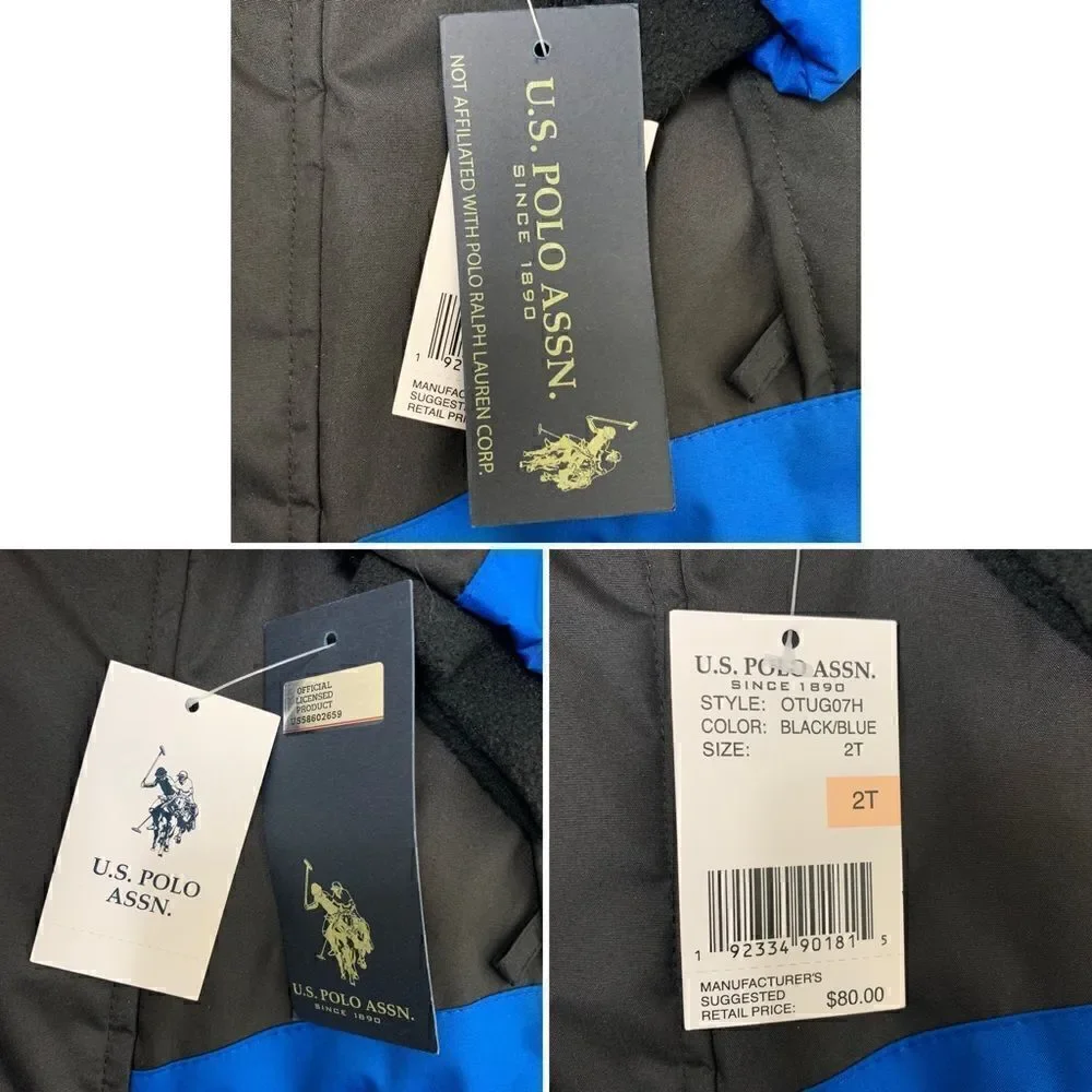 NWT US Polo Assn Toddler Size 2T Winter Snow Jacket